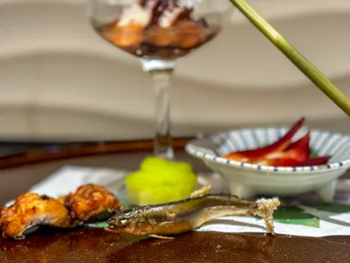 6月度会席料理先付と前菜