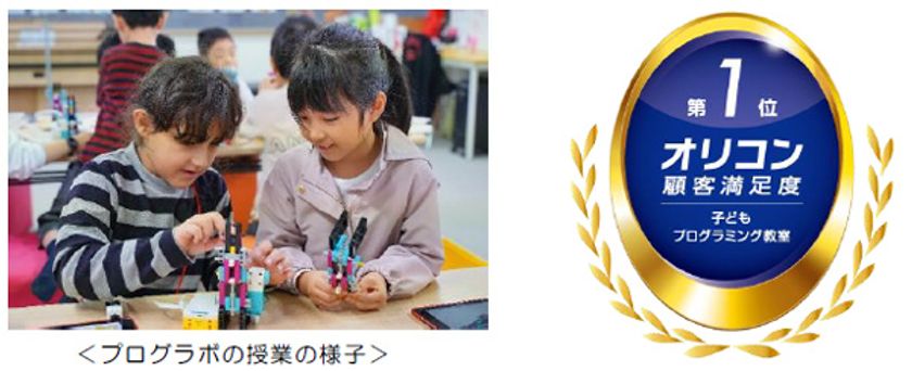 【STEAM教育のプログラボ教育事業運営委員会】
2025年 オリコン顧客満足度調査
「子どもプログラミング教室」
2年連続総合第1位を受賞!