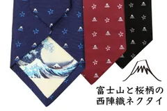 FORTUNA Tokyo 18.HOKUSAI 西陣織ネクタイ(1)