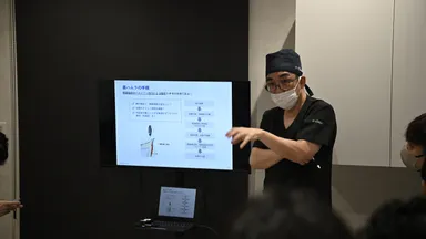 講演中は多数の質問が飛び交った