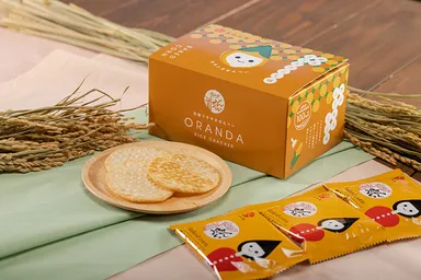 オランダせんべい小箱　焼きとうもろこし味