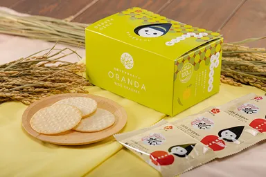 オランダせんべい小箱　柚子こしょう味