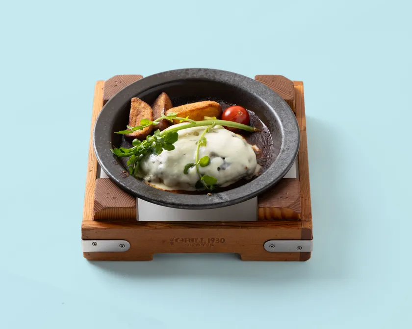 氷河期展コラボハンブルグステーキ