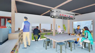 ダイナー内観イメージ