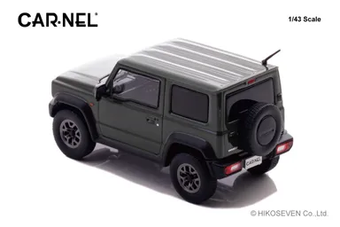 CARNEL 1/43 スズキ ジムニー シエラ JC (JB74W) 2018 Jungle Green：左後