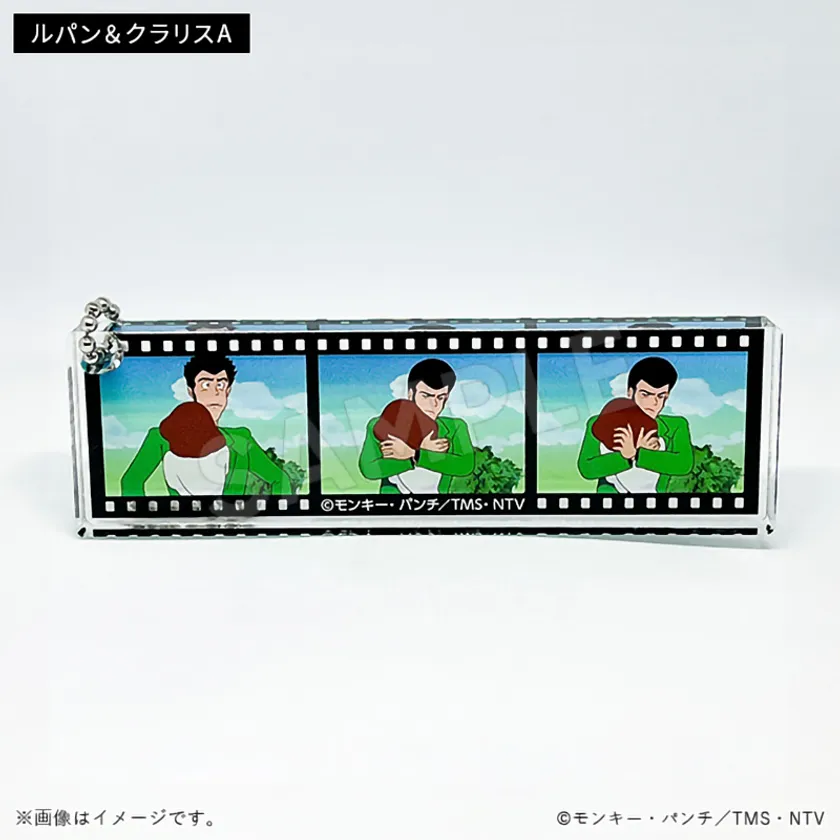 フィルム風アクリルキーホルダー ルパン＆クラリスA