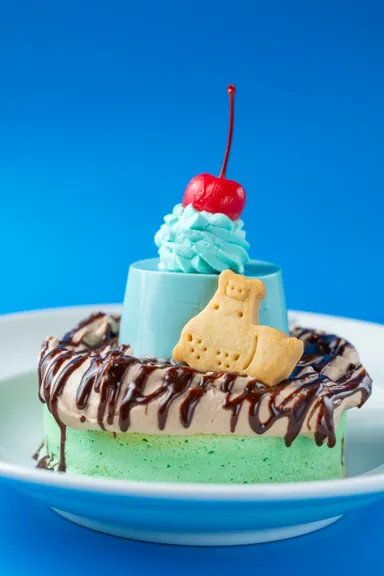 チョコミントプリンパンケーキ 1,300円