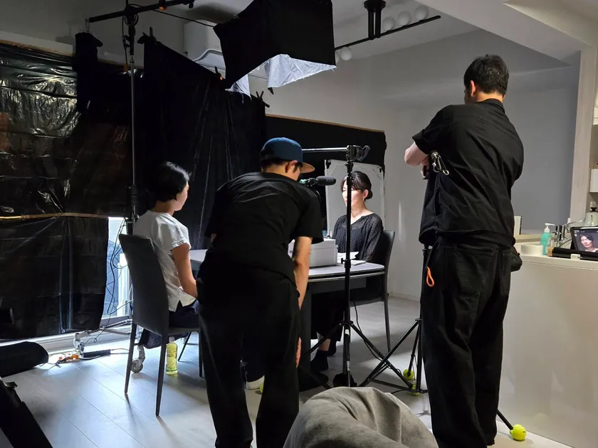 三鷹市チーム 撮影風景