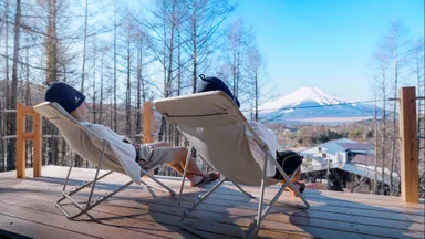 富士山を眺めながら整う