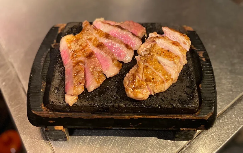 大山鶏&黒毛和牛