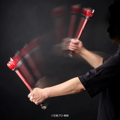 音撃棒・烈火(使用イメージ)