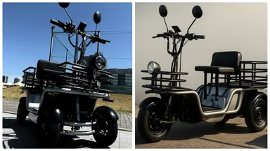 エレカーゴと開発中の三輪モデル