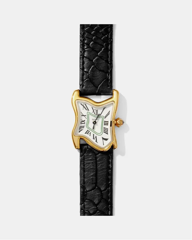 Small Gold White Black