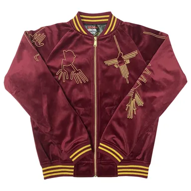 ナスカジャン2025別珍(キヌア・バーガンディ)