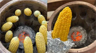 埼玉県産とうもろこしのつぼ焼き