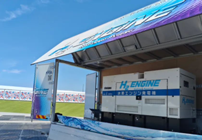 水素エンジントラック/発電機