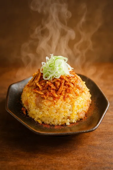 BEERGARDEN　蒸し鶏辛チャーハン(翔鶴)