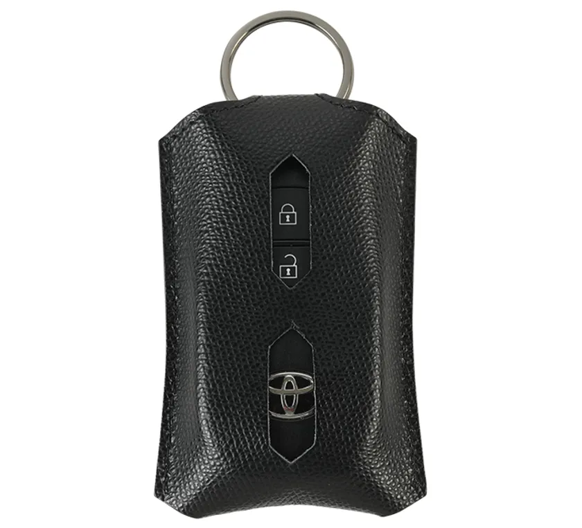 スマートキーを取り出さずにボタンが押せる。