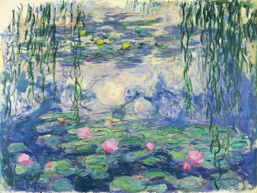クロード・モネ《睡蓮》1916-1919年頃 油彩／カンヴァス マルモッタン・モネ美術館、パリ (C) musee Marmottan Monet