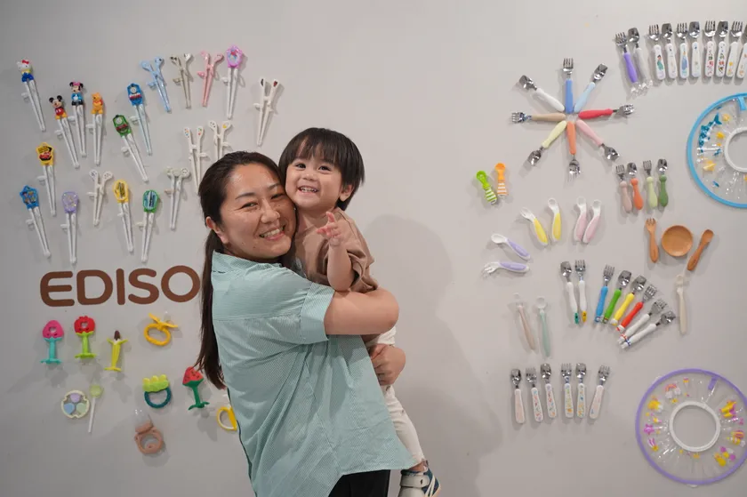 壁一面のフォトブース