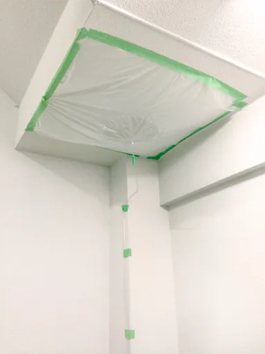 ポタポタキャッチ　天井設置イメージ