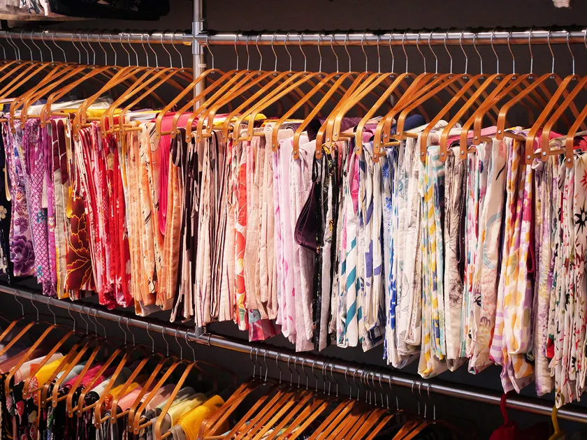 100種類を超える浴衣