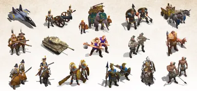 多彩なユニット