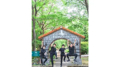 ホテル フォレストヒルズ那須にて