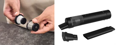 2層式のフィルターとアタッチメント