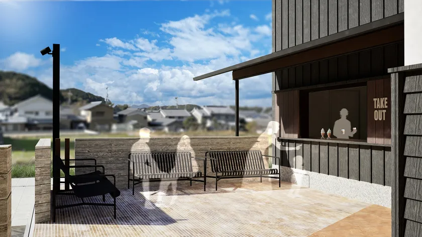 Take Out 完成イメージパース