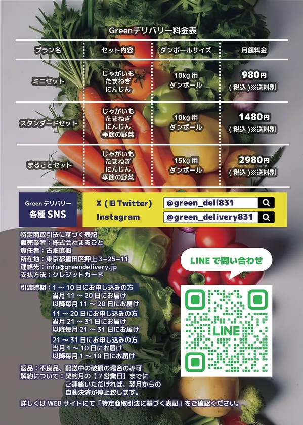 GREENデリバリー概要