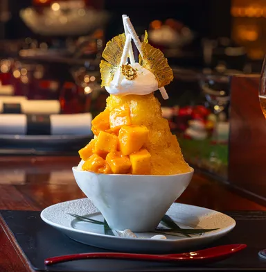 グラス ピレ マンゴー ～マンゴーのかき氷～