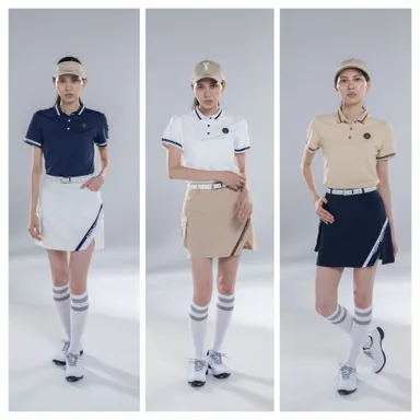 CLASSY CREST POLO SKIRT