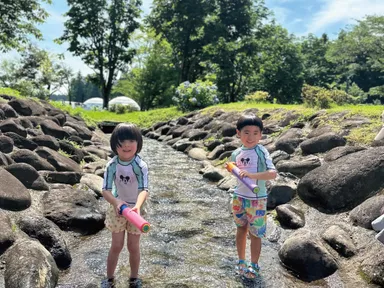 水遊びや水鉄砲合戦