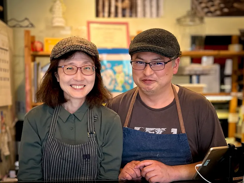ケーキのカトウ　店主夫妻