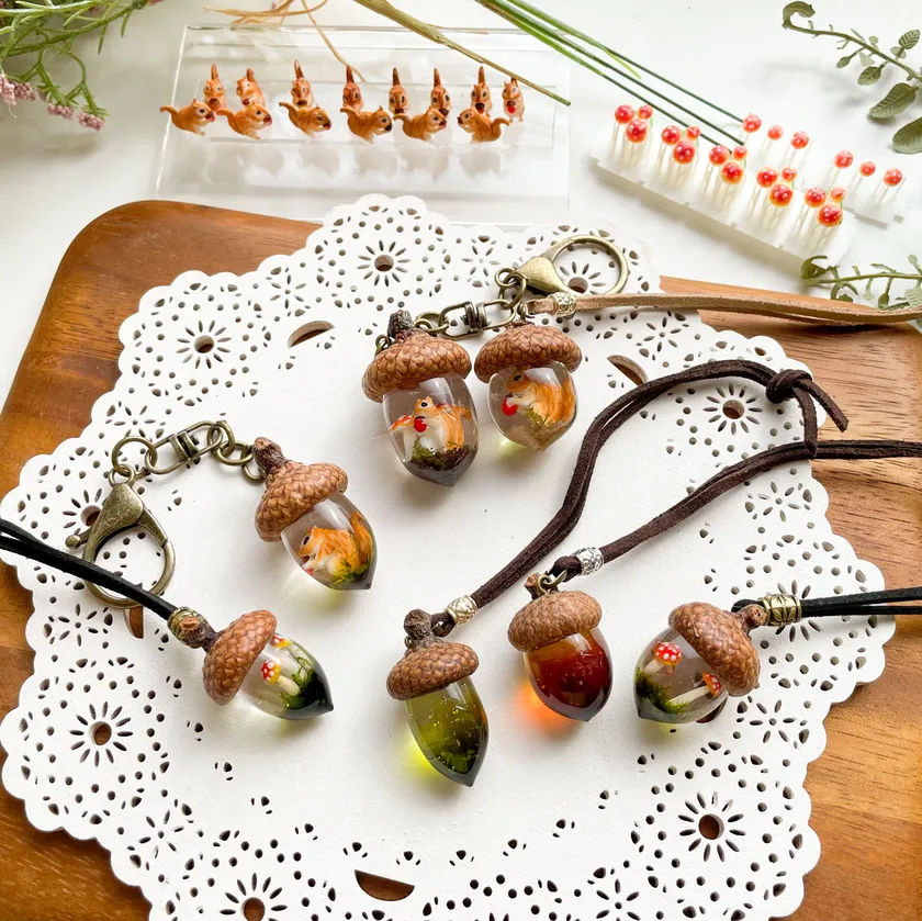 どんぐりレジン講座 by 虹の橋ハンドメイド