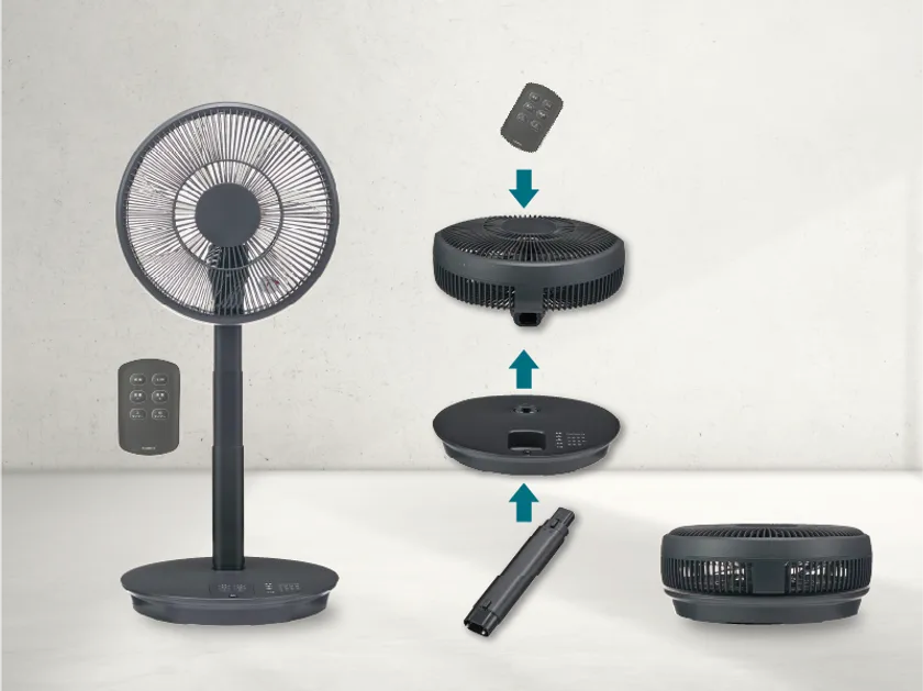 組み立ても収納もあっという間