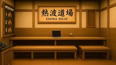 【熱波道場(ワーキングルーム)】(日本パビリオン)