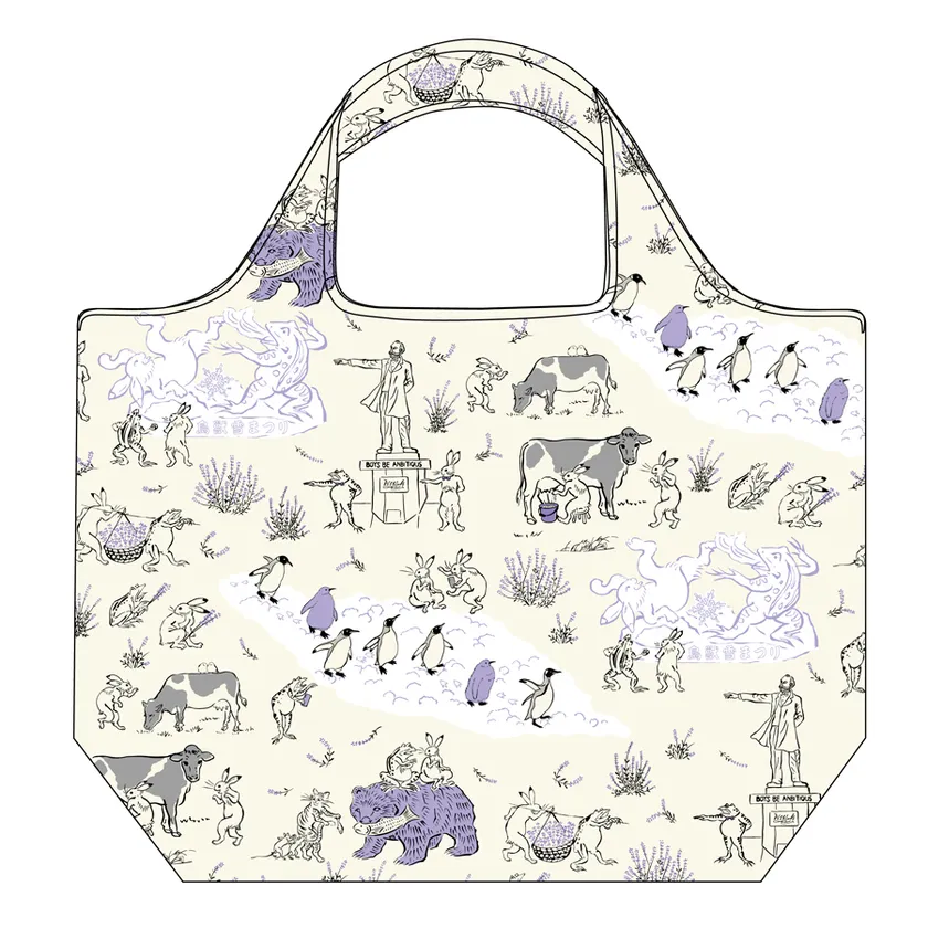 北海道×鳥獣戯画 エコバッグ