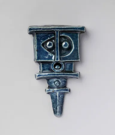 (6)河井寛次郎「呉須陶彫」1960年／昭和35年　京都国立近代美術館蔵