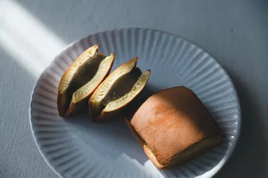 結晶をイメージした四角いどら焼き