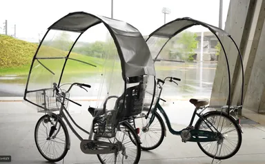 自転車用の屋根「雨よけ日よけドーム」を開発しました | 一般社団法人 自転車用の屋根「雨よけ日よけドーム」を開発しました | 一般社団法人