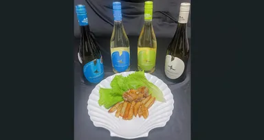 白4種と鶏のソテー