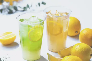 人気の煎茶レモネード