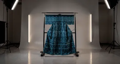 撮影スタジオの着物