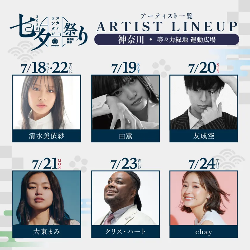 神奈川会場出演アーティスト