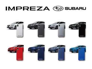 IMPREZAのボディカラーのスマートフォンケース・カラーラインナップ