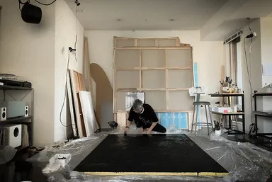 アトリエの様子