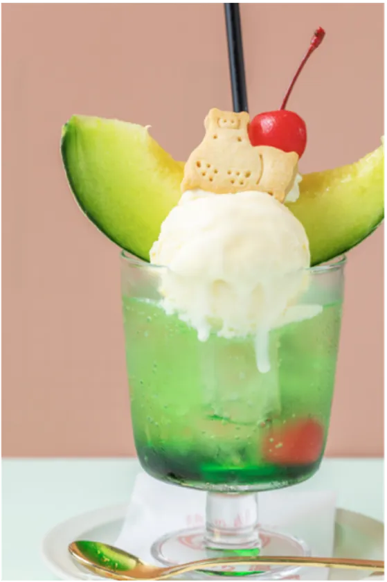 贅沢メロンクリームソーダ