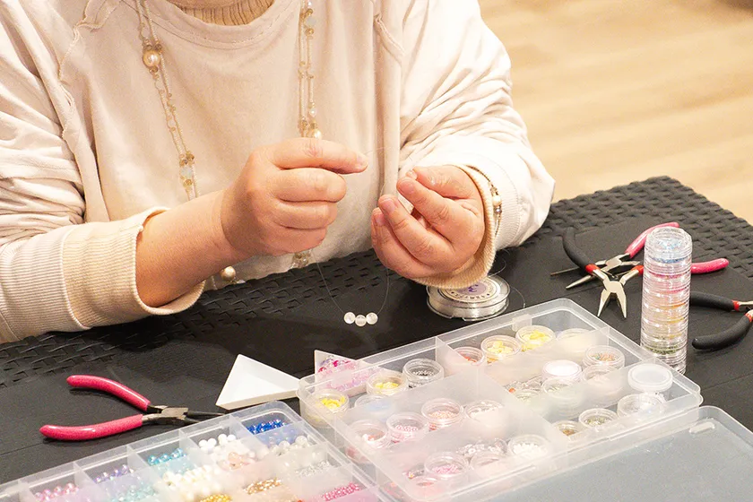 さまざまな作品づくりにチャレンジできます